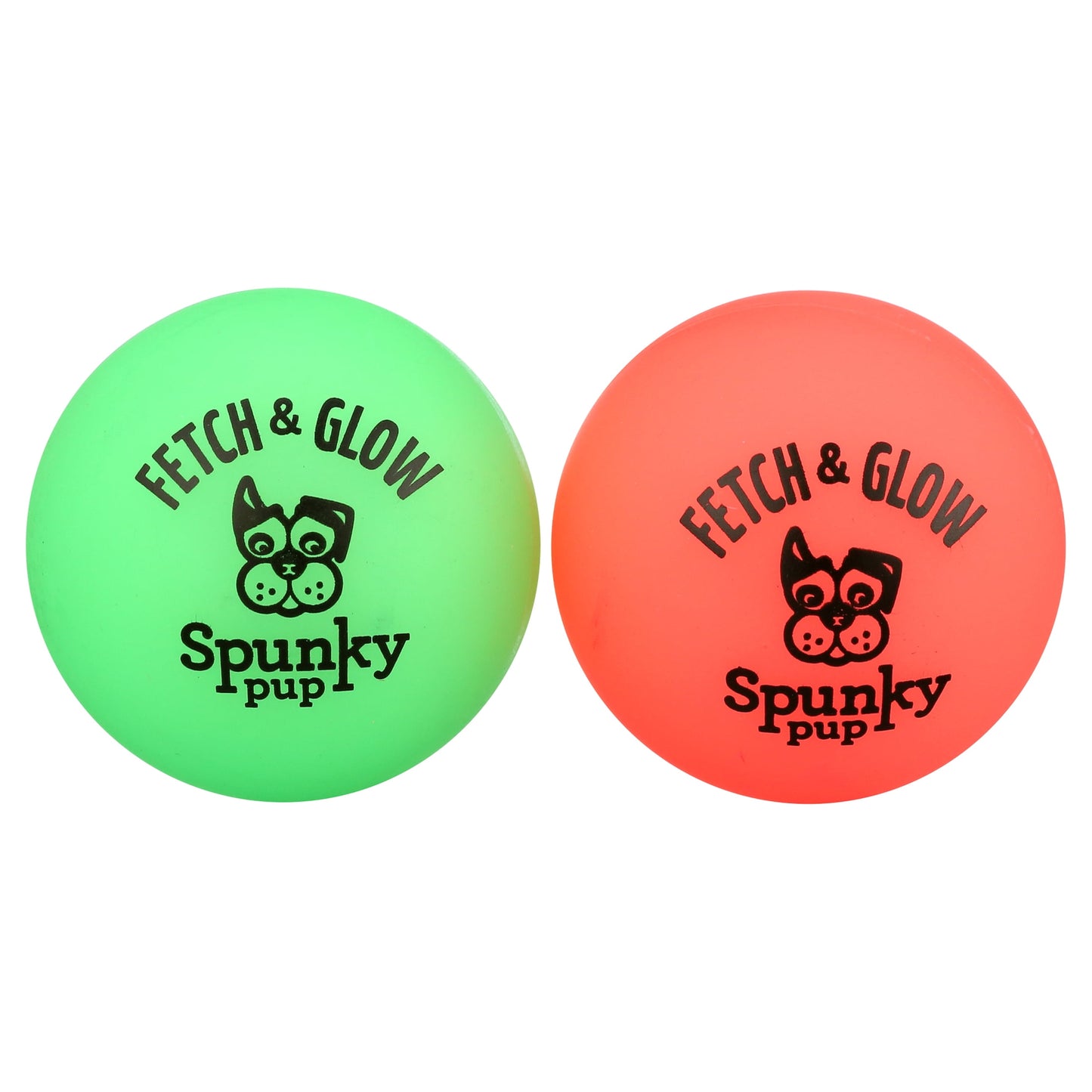 Fetch & Glow Ball Small 2-Pack Dog Toy