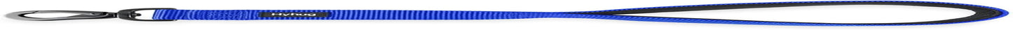 Durable and Comfy 18'' Nylon Short Leash with Super Soft Neoprene Lined Handle for Large Medium Boy and Girl Dogs - Daily Use Walking and Professional Training. (Bright Blue)