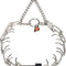 Dog Training Prong Collar with Quick Release Cliclock Buckle and Swivel Ring Adjustable Length German Made Stainless Steel Collar for Small to Medium Dogs up to 15" Neck (2.25Mm Prongs)