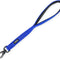 Durable and Comfy 18'' Nylon Short Leash with Super Soft Neoprene Lined Handle for Large Medium Boy and Girl Dogs - Daily Use Walking and Professional Training. (Bright Blue)