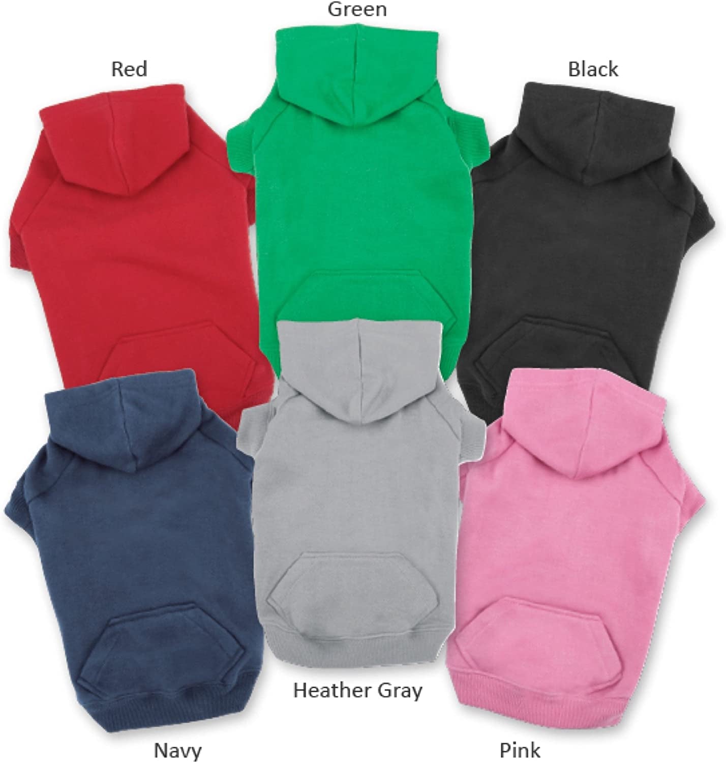 Basic Hoodie for Dogs, 24" XL, Pink