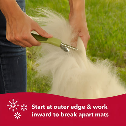 Safari De-Matting Stainless Steel Comb for Dogs