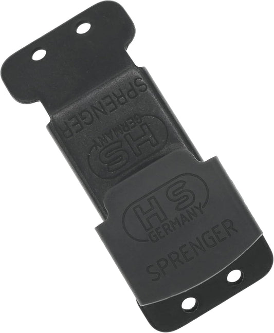 Black Stainless Steel Cliclock Buckle Quick Release Fastener for Dog Training Prong Collar for Small Medium Large Dogs Made in Germany (2.25Mm)
