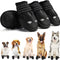 Waterproof Dog Boots, Dog Shoes with Reflective Rugged Anti-Slip Sole and Skid-Proof for Outdoor Dog Rain Booties 7#
