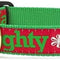 Naughty and Nice Dog Collar XL (18-24”); Wide 1”