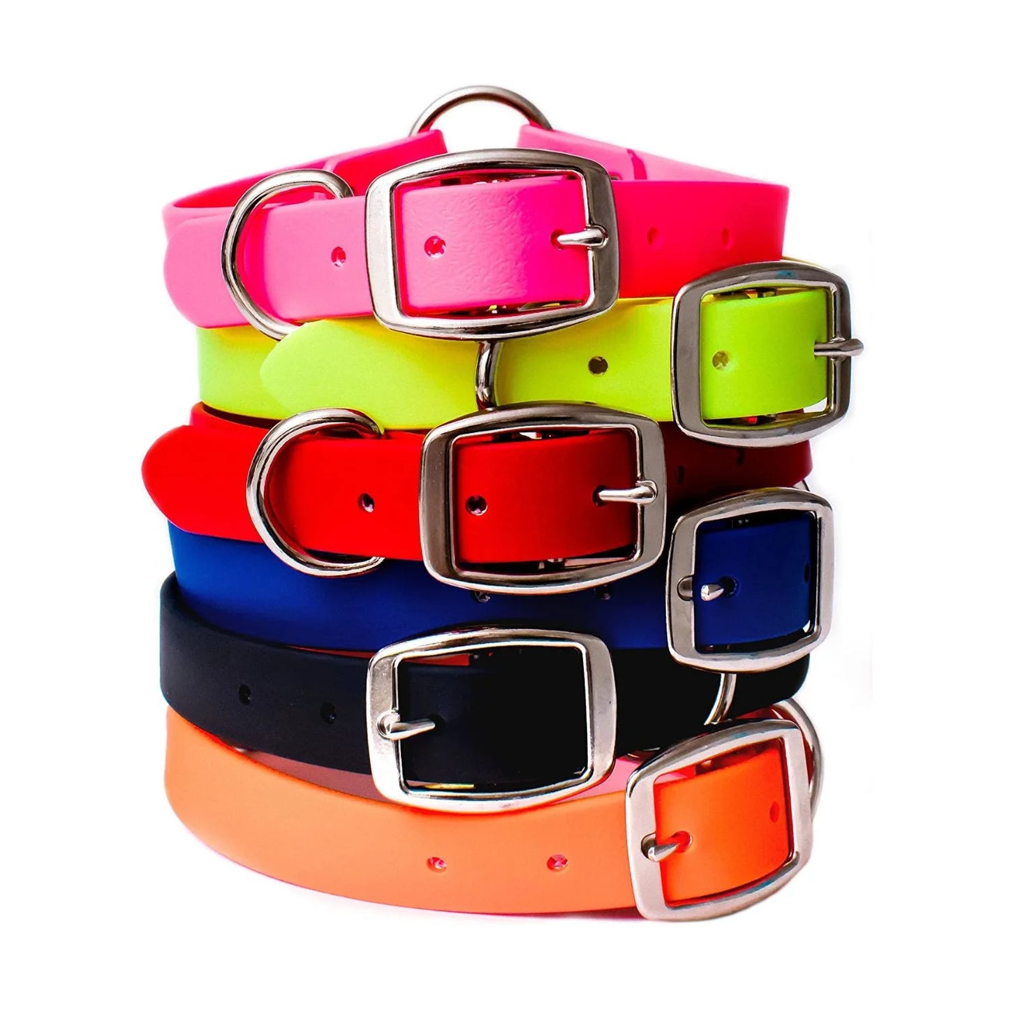 Waterproof Collar – Heavy Duty Center Ring, Double Buckle & D Ring