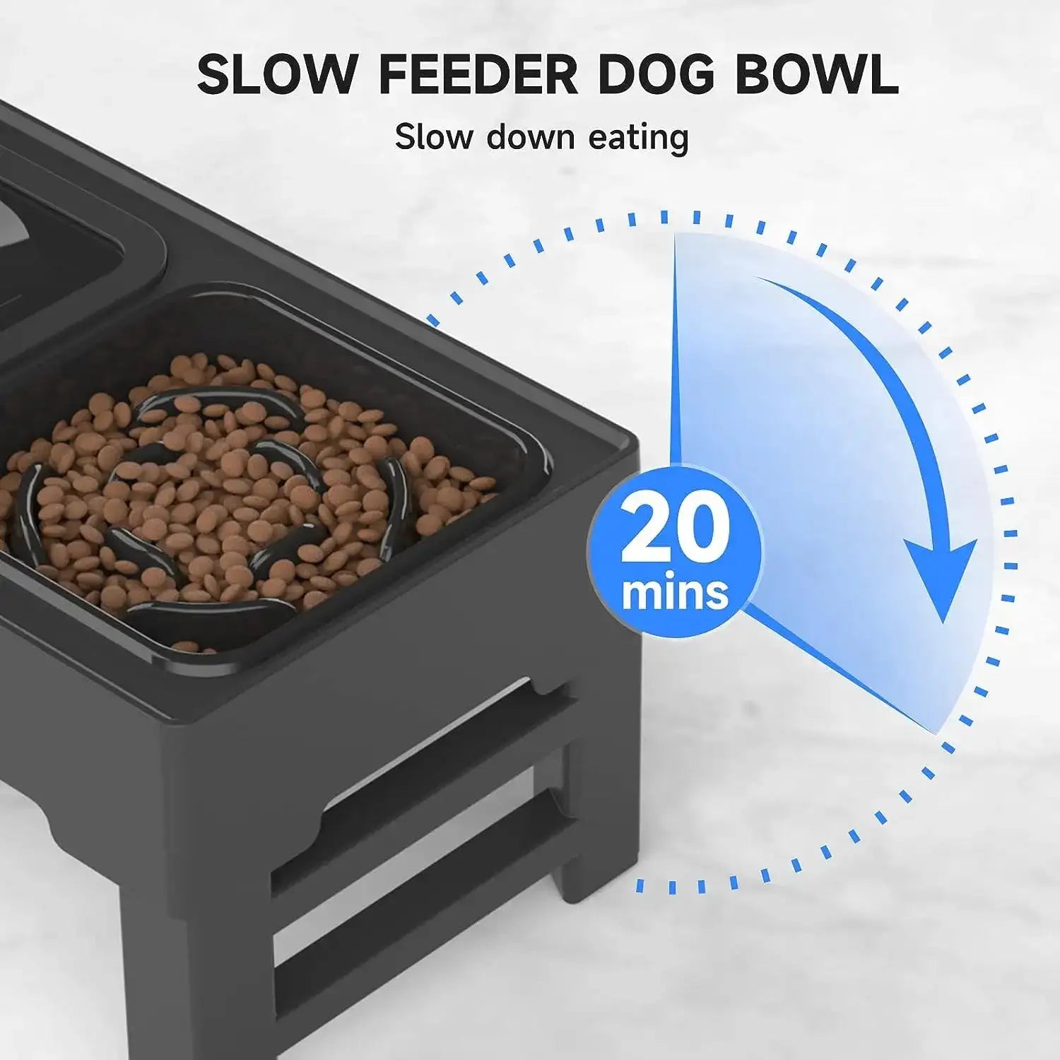 Elevate Your Pet'S Dining Experience with the Adjustable Elevated Pet Food and Water Bowl