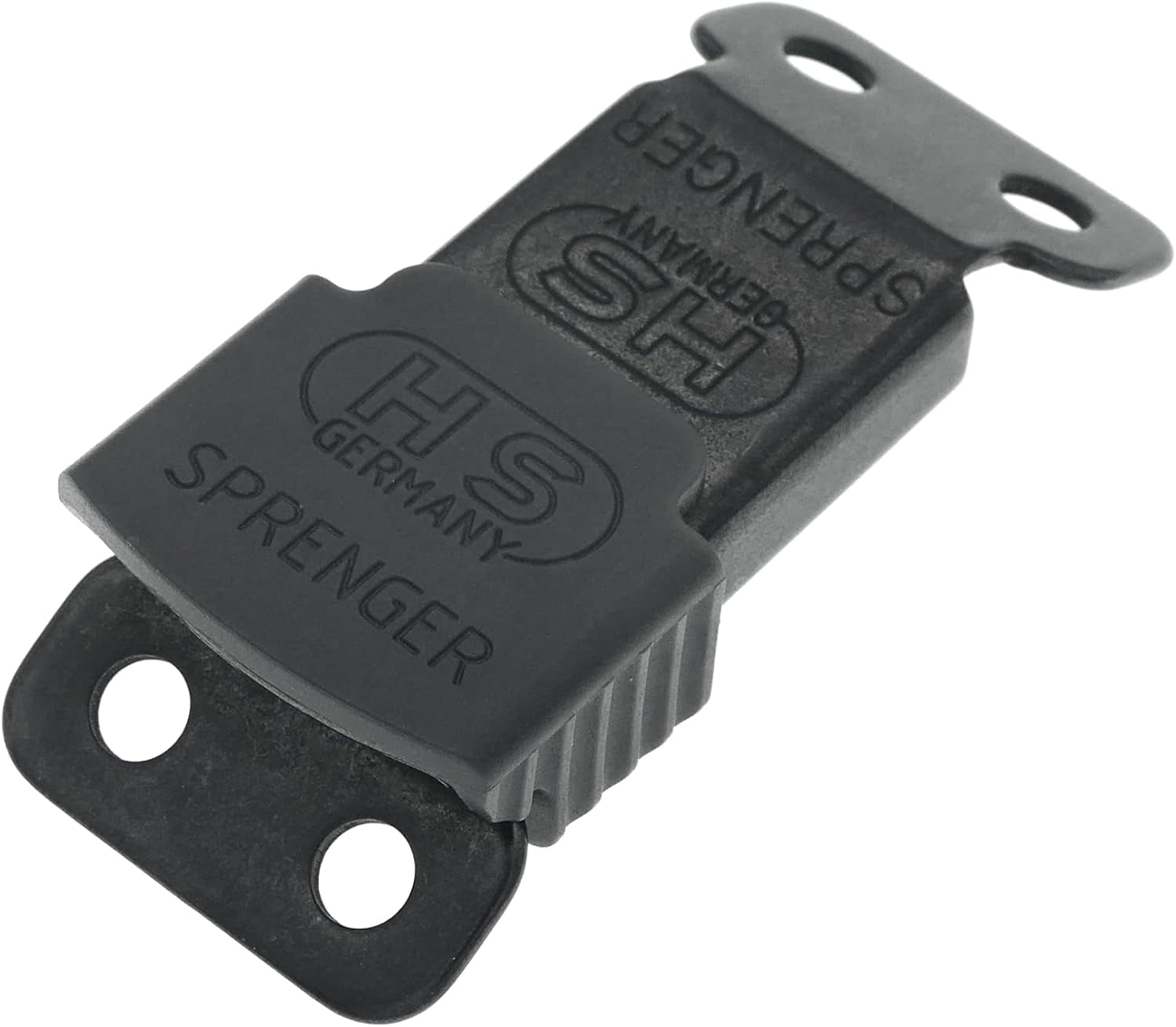 Black Stainless Steel Cliclock Buckle Quick Release Fastener for Dog Training Prong Collar for Small Medium Large Dogs Made in Germany (2.25Mm)
