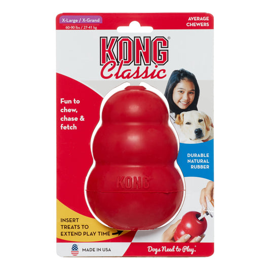 Classic Dog Chew Toy, Red, Extra Large 5 Inches