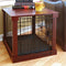 End Table Dog Crate, Mahogany, Small, 24L X 18W X 19H In.