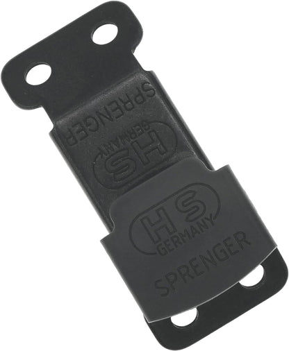 Black Stainless Steel Cliclock Buckle Quick Release Fastener for Dog Training Prong Collar for Small Medium Large Dogs Made in Germany (3.2Mm)