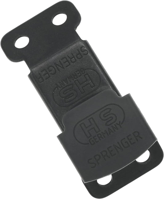 Black Stainless Steel Cliclock Buckle Quick Release Fastener for Dog Training Prong Collar for Small Medium Large Dogs Made in Germany (3.2Mm)