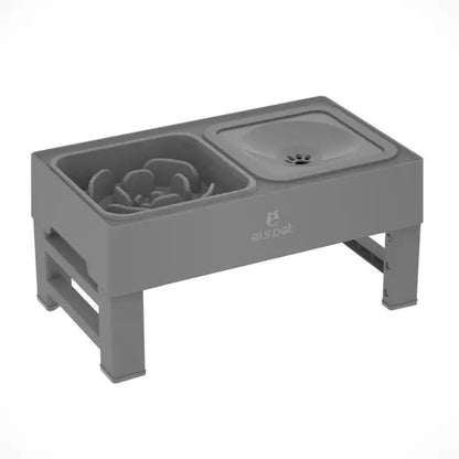 Elevate Your Pet'S Dining Experience with the Adjustable Elevated Pet Food and Water Bowl