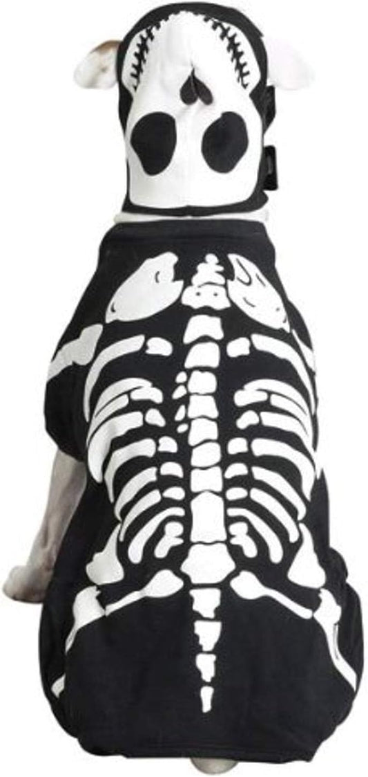 Cotton Glow Bones Dog Costume, Large, 20-Inch
