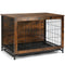 Dog Crate Furniture up to 70 Lbs for Large Dogs, Side End Table, Dog Kennel for Indoor