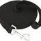 Nylon Training Dog Leash for Small Medium Large Dogs, 1 Inch Wide, 20Ft 30Ft 40Ft 50Ft Long Leash Dog/Puppy Lead for Obedience Recall Training, Camping, or Backyard (40 Foot, Black)