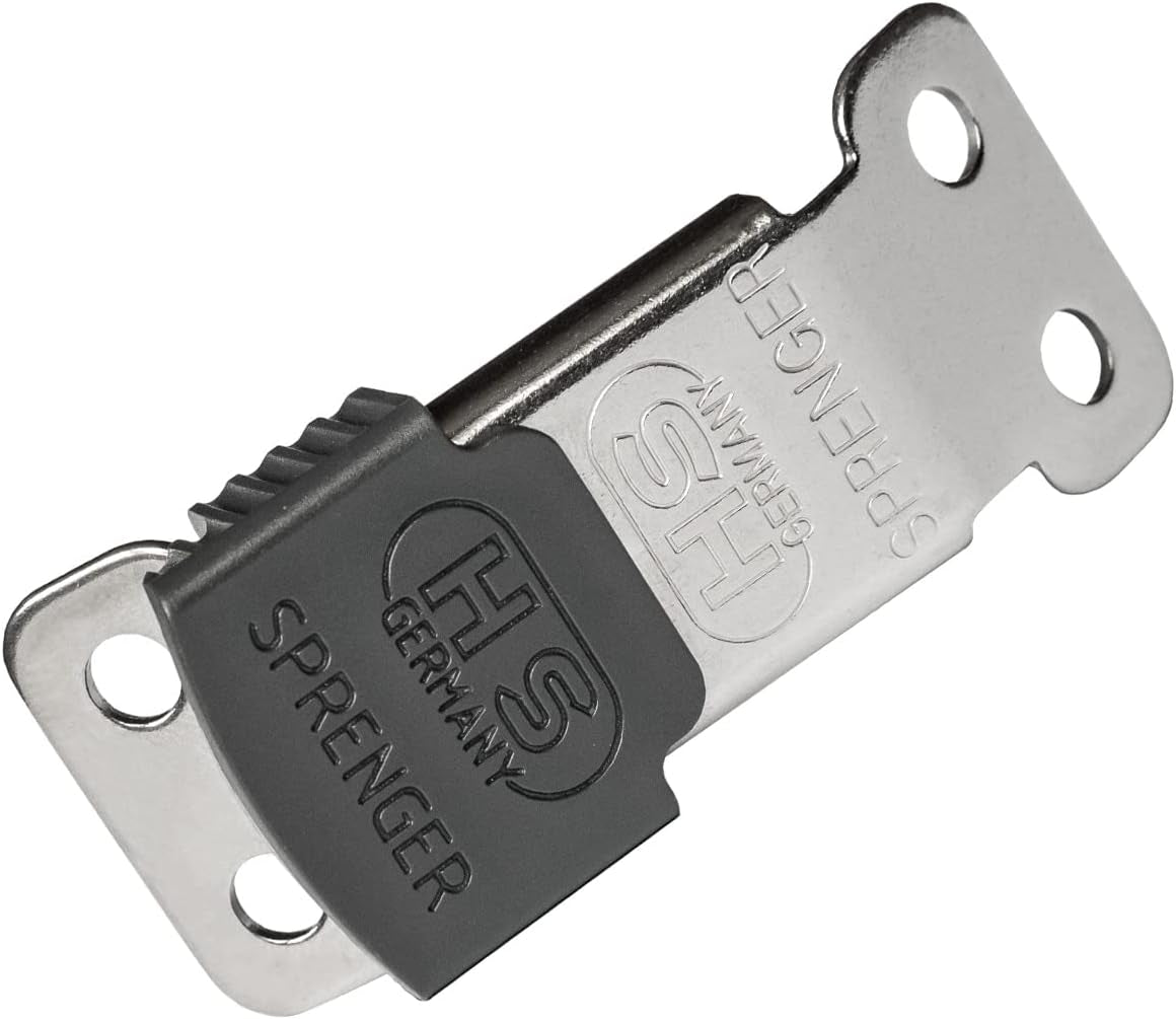 Cliclock Fastener Stainless Steel Buckle for Prong Dog Training Collar & Quick Release with Easy Buckle for Medium Large Dogs (3.0/3.2Mm)