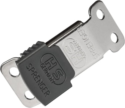 Cliclock Fastener Stainless Steel Buckle for Prong Dog Training Collar & Quick Release with Easy Buckle for Medium Large Dogs (3.0/3.2Mm)